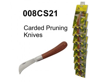 Clip Strip of Carded Pruning Knives 